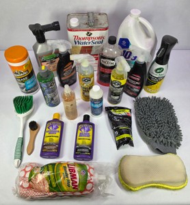 Assorted Automotive Detailing & Cleaning Supplies  Chemical Guys, Thompsons WaterSeal & More