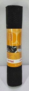 Con-Tact Grip Premium Non-Adhesive Shelf & Drawer Liner  Black 18 in. x 8 ft.