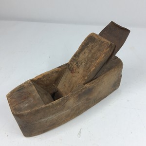Antique Wooden Piano Makers Hand Plane  Warranted Cast Steel Iron