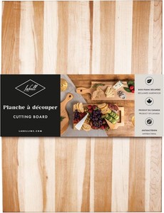 Labell Large Canadian Maple Edge Grain Cutting Board, 18 x 24 x 0.75 in