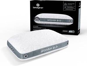 $200 Bedgear Storm Performance Pillow   2.0 - Cooling Bed Pillow for Hot Sleepers - Medium Firmness Pillow for All Sleep Positions, Washable & Removable Cover - 20 W x 26 L x 5.75 H