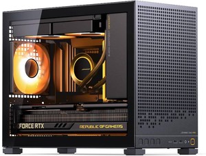 JONSBO D32 PRO Micro-ATX PC Case,High Compatibility Mini Desktop Case,AB Mode for MB, Support MATX Back-ConnectBTF MB,365mm GPU240AIO163mm Air Cooler,ATXSFX PSU, USB3.2 PC Gaming case,Black