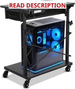 PC Tower Stand, 2-Tier Computer Tower Stand, Computer Tower Floor Stand