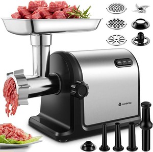 $170 AAOBOSI #12 Heavy Duty Meat Grinder, 3000W,One Button,Home Batch Prep