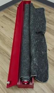 FIRE BLANKET IN METAL STORAGE CASE