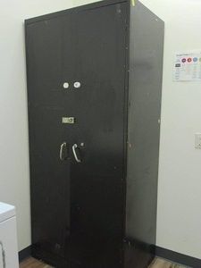 OVERSIZED 2 DOOR STEEL CABINET