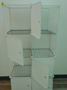 CUTE PLASTIC CLOTHING CABINETRACK