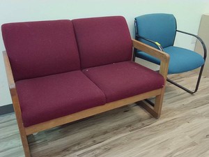 OFFICE CHAIR AND LOVESEAT