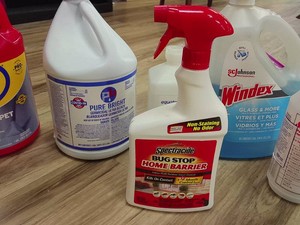 BOTTLES OF CLEANER