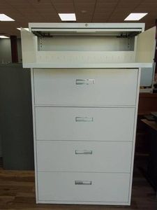 VERY NICE METAL LATERAL FILE CABINET