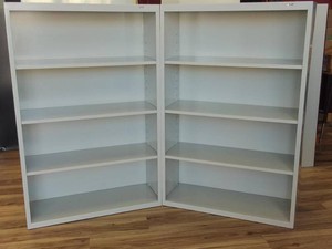 2 VERY NICE METAL ULINE SHELVES