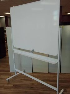 STANDING DOUBLE SIDED WHITEBOARD
