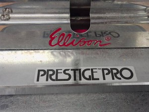 ELLISON PRESTIGE PRO LEVER PRESS DIE CUTTING PRESS MACHINE