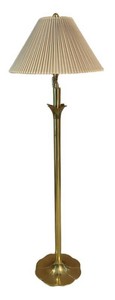 FR - Vintage Stiffel Brass Floor Lamp With Adjustable Arm