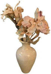FR - Floor Vase with Faux Floral Arrangement