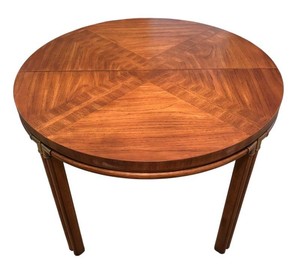DR - Vintage Accolade Table with Geometric Parquet Top by Drexel