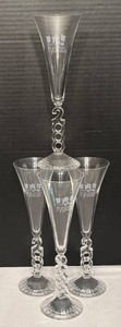 FR - Ivories Geometric Crystal Stemware