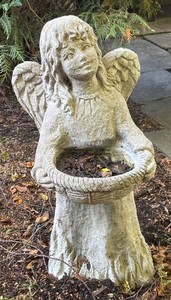 BY - Cement Garden Angel Statue