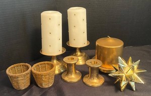 LR - Beautiful Candles & Candle Holders