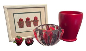 LR - Anne Geddes Print, Trinket Boxes, Vase and More