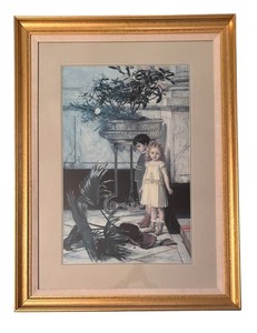 DR - The Broken Flower Pot Art Print by Jan Frans Verhas