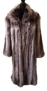LR - Vintage Full-Length Genuine Raccoon Fur Coat