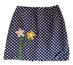 ULR - Vintage Leon Levin Q-Skirt Polka Dot Golf Skort Applique 1960s 1970s