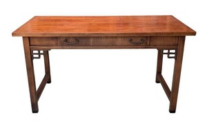 UL - Vintage Writing Desk - Brandt Wood Desk With Drawer