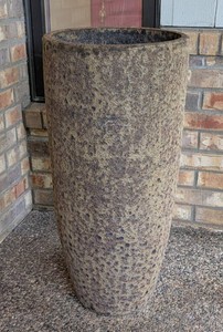 FY - Large Ceramic Planter - Speckled Glaze 32 H