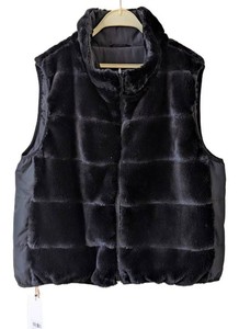 Womens Reversible Fur Vest - Dylan XL