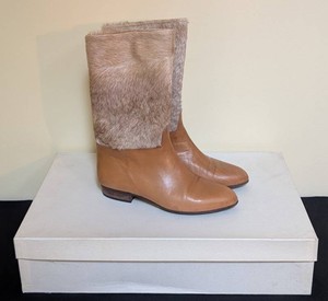 UL - Vintage Womens Boots - Harvard Square Leather & Pony Hair Size 7