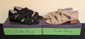 UL - Womens Sandals - Sesto Meucci Black & Tan Size 8 (Lot of 2)