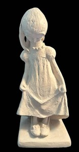 K - Vintage Girl Sculpture - Austin Productions