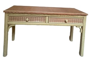 UL - Vintage Wicker Console Table - Henry Link