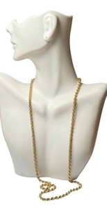 Gold Rope Chain Necklace - 14K 24in