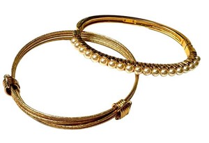 Vintage Bracelets - SAL Cuff & Winard Bangle (Lot of 2)