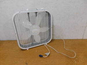 Lasko 20 in. 3 Speed Air Circulating Box Fan for Home in White with Save Smart Technology, 1820 CFM and Carry Handl