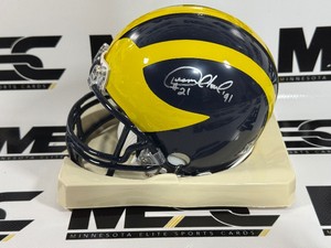 Desmond Howard Autograph University og Michigan Mini Football Helmet
