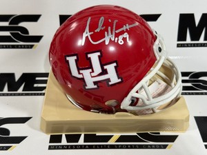 Andre Ware Autograph University of Houston Mini Football Helmet