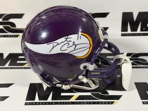 Daunte Culpepper Autograph Minnesota Vikings Mini Football Helmet