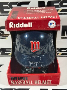 Jacque Jones Autograph Minnesota Twins Mini Baseball Helmet