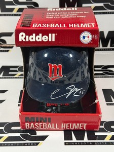 Christian Guzman Autograph Minnesota Twins Mini Baseball Helmet