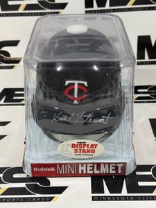 Kohl Stewart Autograph Minnesota Twins Mini Baseball Helmet