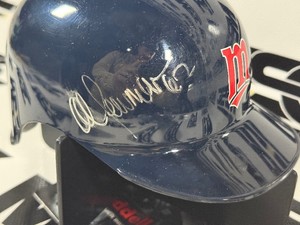 Al Newman Autograph Minnesota Twins Mini Baseball Helmet