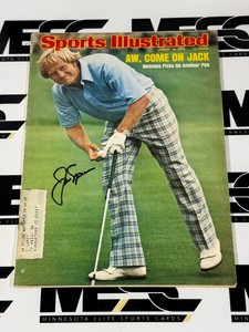 Jack Nicklaus Autograph 1975 Sports Illustrated Magazine