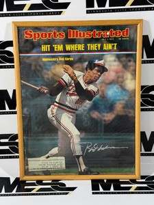 Rod Carew Autograph 1974 Sports Illustrates Magazine Minnesota Twins