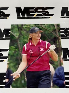Annika Sorenstam Autograph Golf Photo