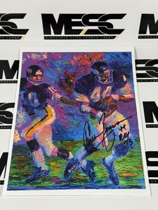 Chuck Foreman Autograph w ROY Inscription Minnesota Vikings Football Photo - #2