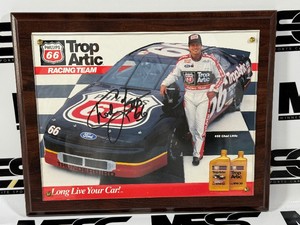 Chad Little Autograph NASCAR Racing Photo
