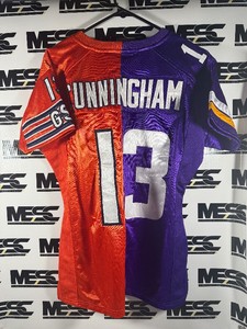 Randall Cunningham Split Vikings  Bears Football Jersey Size Medium